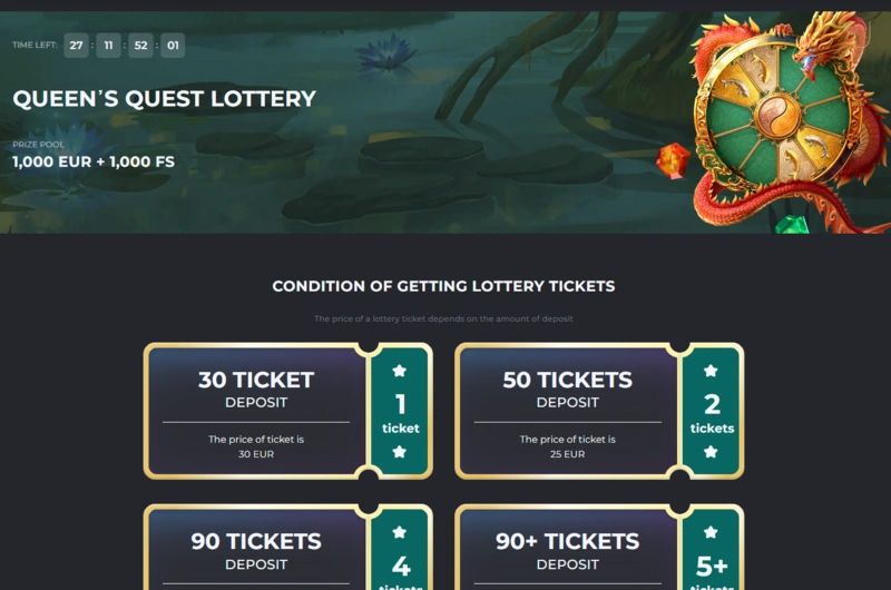 casinobello lottery page